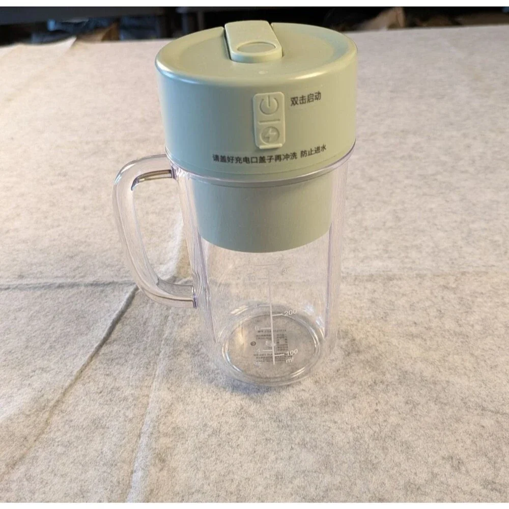 Portable Cordless USB C Rechargable Mason Juicer Blender Cup Royadulex